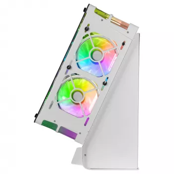 Mars Gaming MCB White PC korpuss ATX XL Custom Premium Edition Modulāra divu kameru struktūra
