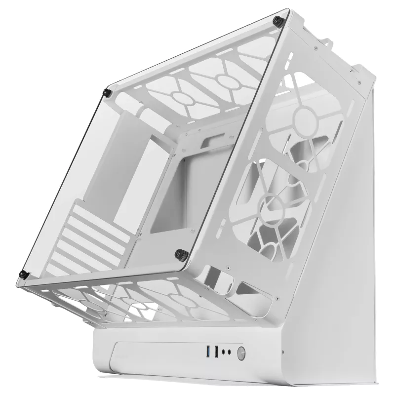 Mars Gaming MCB White PC korpuss ATX XL Custom Premium Edition Modulāra divu kameru struktūra