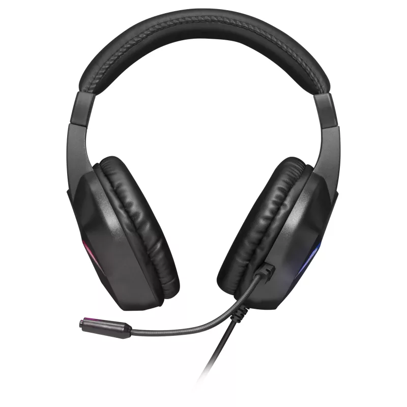 Mars Gaming MH122 Melns, FRGB Pāri Ausīm Spēļu Austiņas ar Mikrofonu, HiFi Skaņa, Skaņas Slāpēšana, Īpaši Vieglas, PS4 PS5 Xbox Switch Planšete Windows Mac