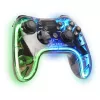 Mars Gaming MGP-24 bezvadu spēļu kontrolieris 2.4GPRO Neon RGB Dual Haptic Vibration