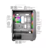 Mars Gaming MC-KX Black Premium E-ATX Gaming Tornis ar FREEZER CPU Sistēmu, 5 Ultra-klusiem ARGB Ventilatoriem, ARGB Kontrolieri un RF Tālvadību, Priekšējais Režģis