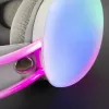 Mars Gaming MH-GLOW White 360° Full Chroma RGB Flow austiņas ar trokšņu slāpējošu mikrofonu, īpaši vieglas, atmiņas putu polsteri, universāla saderība