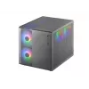 Mini Tornis PC Mars Gaming MC-400 Balts 2x 120mm Priekšējie Ventilatori