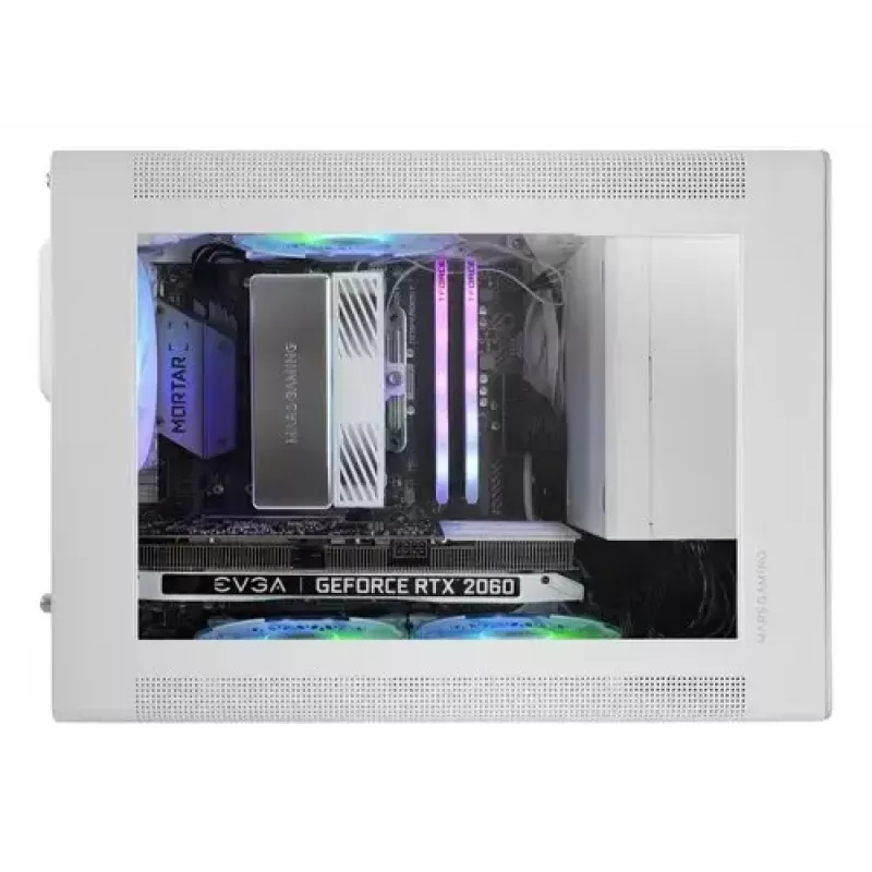 Datora korpuss Mars Gaming MCXPSW, mATX, balts