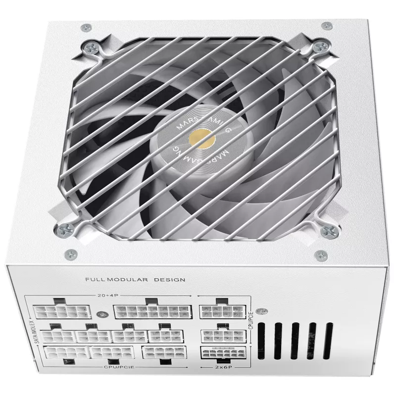 Mars Gaming MPB1000PSIW barošanas bloks 1000 W 24-pin ATX ATX Balts