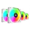 Mars Gaming MFSI4KITW dzesēšanas sistēma 4x120mm ARGB ventilatori ar hub un tālvadību Balts