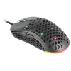 Mars Gaming MM55 Black RGB Chroma Gaming Pele – Īpaši viegla 55g, 12800 DPI, HUANO mehāniskie slēdži