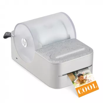 HP Sprocket Panorama termālā fotoprinteris, balts, 4x6 collu, Bluetooth