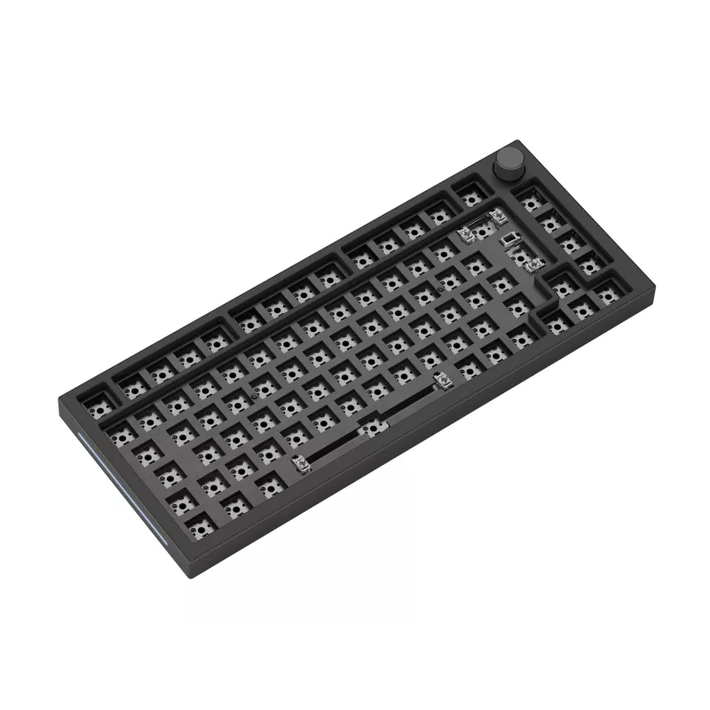 Keyboard barebone GLORIOUS GMMK Pro — 75% alumīnija korpuss, Melns, 332×135×32 mm, 1.5 kg