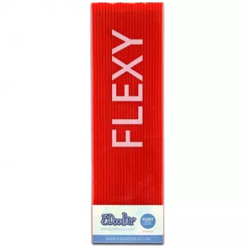 3Doodler FLX04-RED plastmasas pavediens 3 mm sarkans