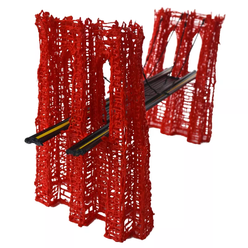 3Doodler FLX04-RED plastmasas pavediens 3 mm sarkans