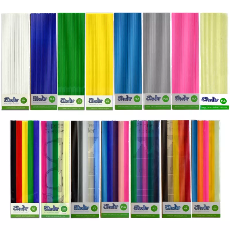 3D pildījuma materiāls 3Doodler PL03-GRAS PLA zaļš 2 g