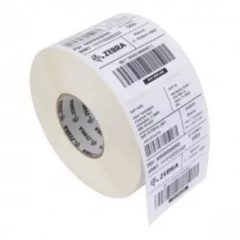 Zebra 8000T pašlīmējošā printera etiķete, balta
