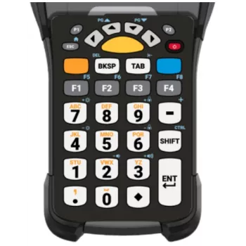 Zebra KYPD-MC9329NMR-01 mobilās ierīces tastatūra, alfabētiskā angļu, melna, balta
