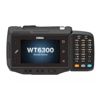 Zebra WT6300 valkājams mobilais dators 8.13 cm (3.2 collu) 800 x 480 pikseļu skārienekrāns 256 g Melns