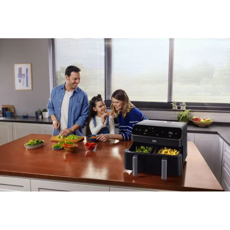 Karstā gaisa fritieris Beko FRL5388B ExpertFry 8.5L 2400W Melns Skārienvadība
