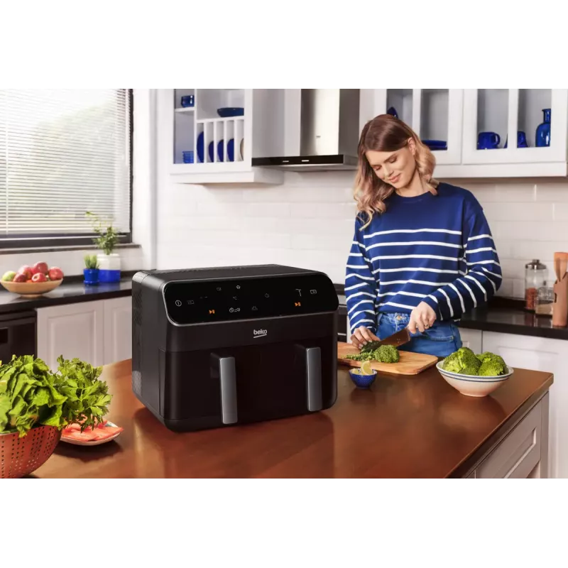 Karstā gaisa fritieris Beko FRL5388B ExpertFry 8.5L 2400W Melns Skārienvadība