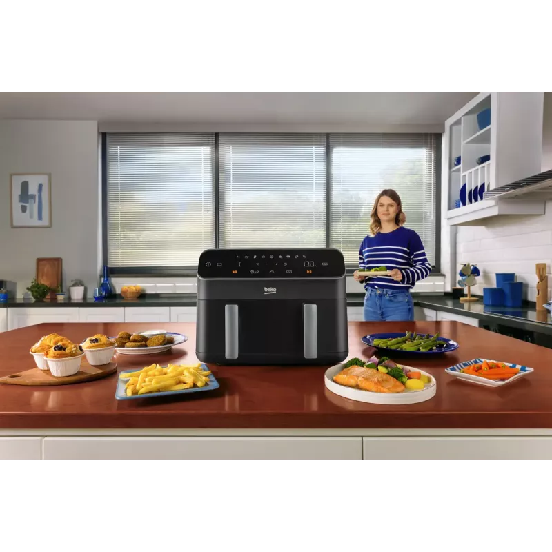 Karstā gaisa fritieris Beko FRL5388B ExpertFry 8.5L 2400W Melns Skārienvadība