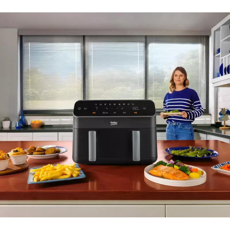 Karstā gaisa fritieris Beko FRL5388B ExpertFry 8.5L 2400W Melns Skārienvadība