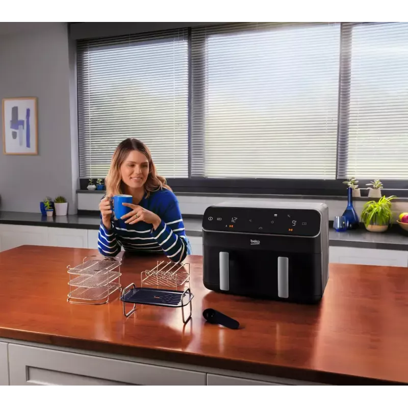 Karstā gaisa fritieris Beko FRL5388B ExpertFry 8.5L 2400W Melns Skārienvadība