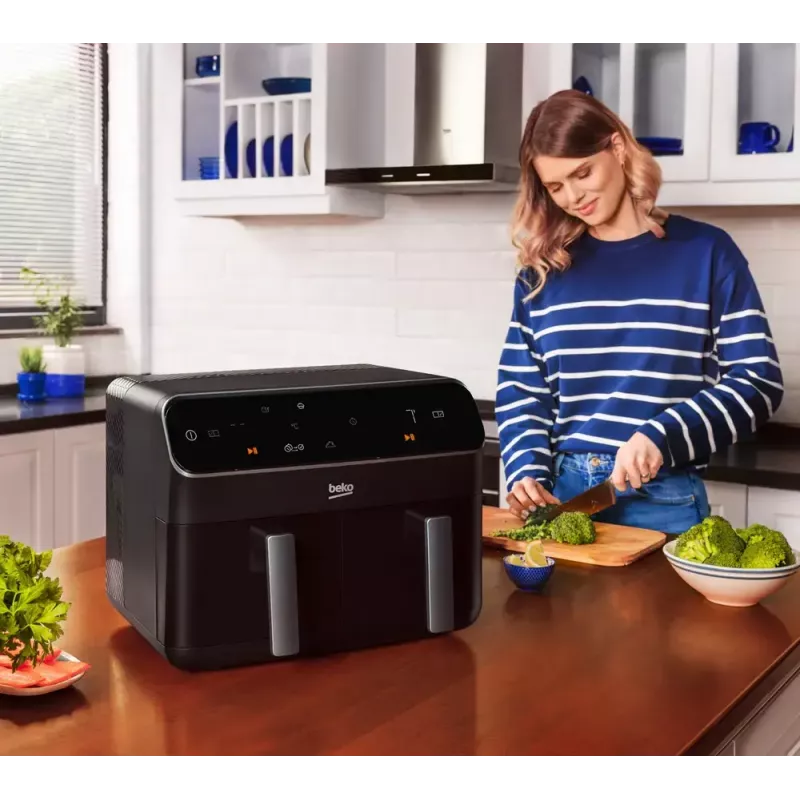 Karstā gaisa fritieris Beko FRL5388B ExpertFry 8.5L 2400W Melns Skārienvadība