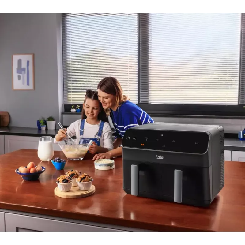 Karstā gaisa fritieris Beko FRL5388B ExpertFry 8.5L 2400W Melns Skārienvadība