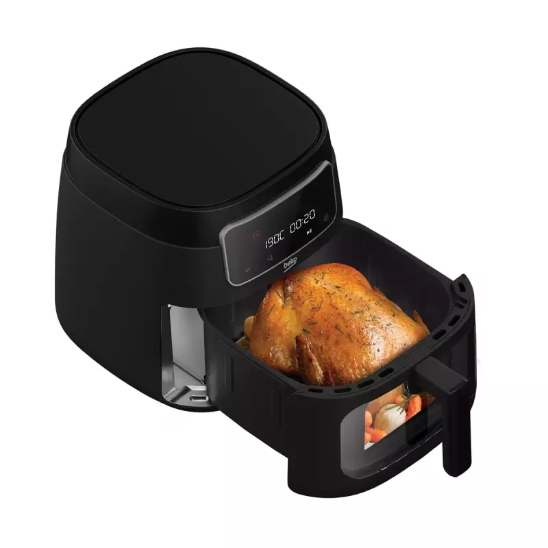 Gaisa fritē BEKO ExpertFry FRL3374B 7.6L 1750W Melna ar skārienjutīgu vadību, 9 programmām, 35–200°C