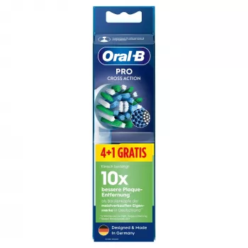 BRAUN Oral‑B Pro CrossAction nomaiņas birstes galviņas — 5 iepakojums, saderīgas