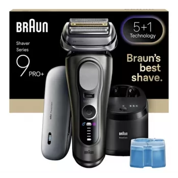 Folijnieks Braun Series 9 Pro+ 9675cc Pelēks Sudrabs Nerūsējošais Tērauds