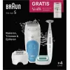 Braun Silk-épil 5 810 + Gillette Venus Trimmer 28 pincetes, zils, balts