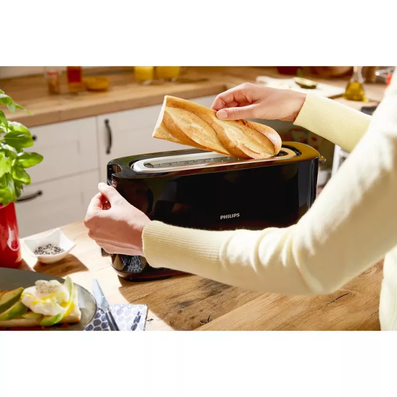 Philips Daily Collection HD2590/90 Toaster - gara sprauga, melns