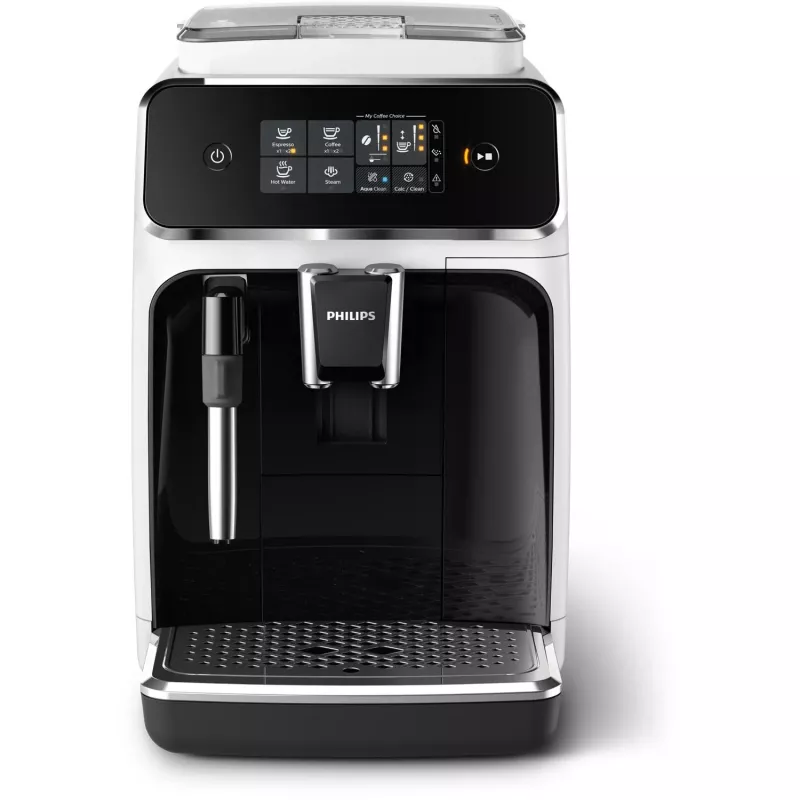 Kafijas automāts Philips Series 2200 EP2223/40 pilnībā automātisks, 1.8 L ūdens tvertne, iebūvēta dzirnaviņas, 2 snīpi, 1500 W, melns