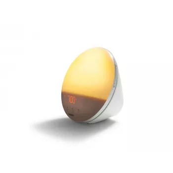 Modinātājpulkstenis ar saullēkta imitāciju Philips SmartSleep HF3519/01 — balts