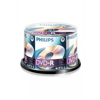 Philips DVD-R DM4S6B50F/00 50 gab. 4.7 GB ierakstāmi diski