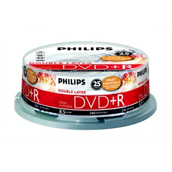 Philips DVD+R DR8I2B25F/00, 25 gab., 8.5 GB