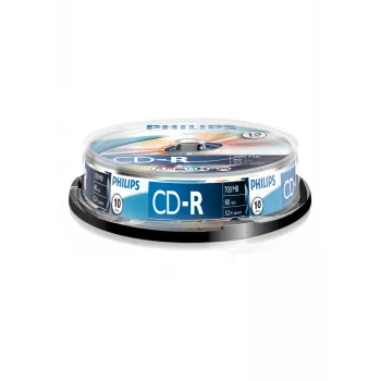 Philips CD-R CR7D5NB10/00 10 gab. 700 MB rakstāmo disku komplekts