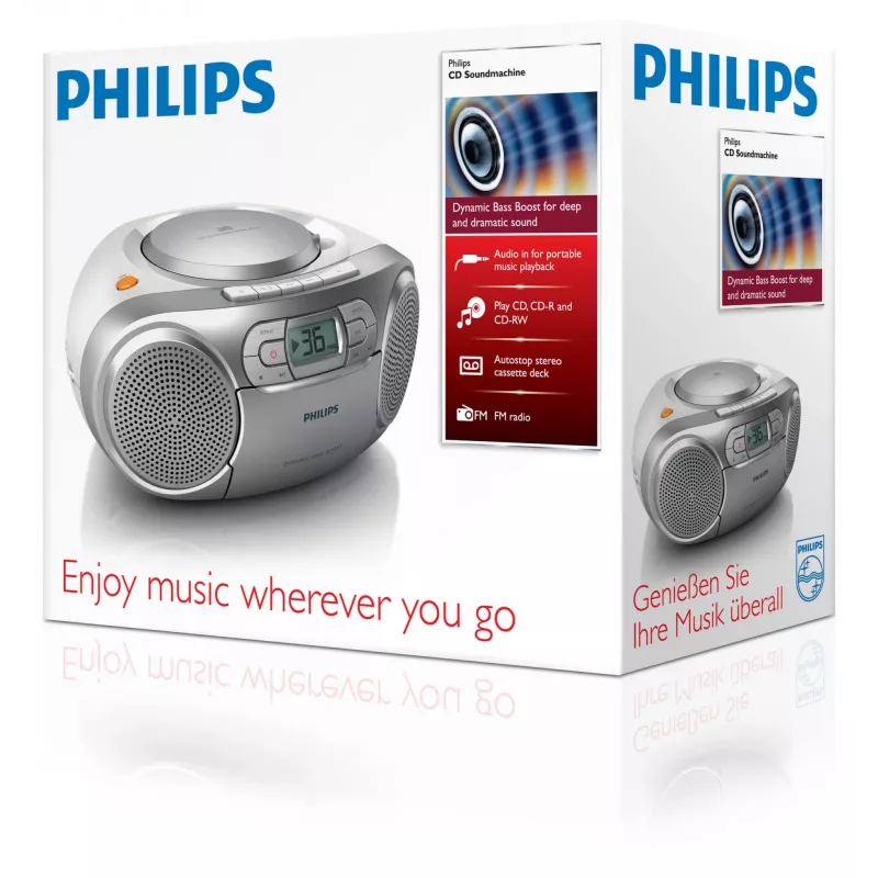Philips AZ127/12 portatīvais CD atskaņotājs
