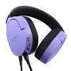 Trust GXT 489P FAYZO FAYZO Spēļu austiņas ar mikrofonu, vadu, melnas, violetas