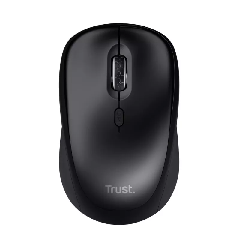 Trust Yvi+ klusā pele, RF bezvadu, optiskā, 1600 DPI
