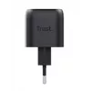 Lādētājs Trust Maxo 30W USB-C GaN iekštelpu ātrlādēšanas melns