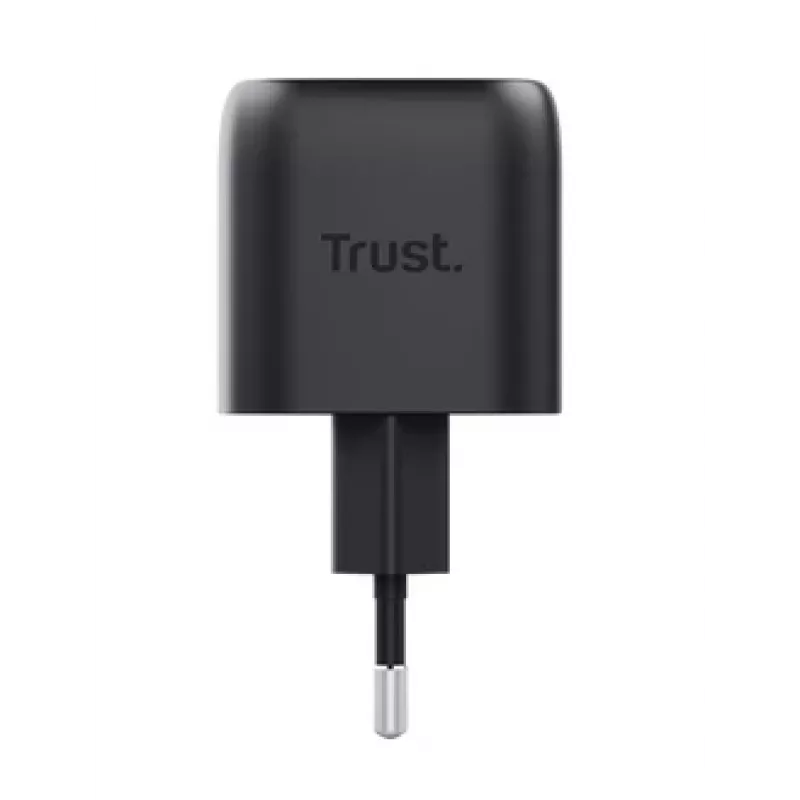 Lādētājs Trust Maxo 30W USB-C GaN iekštelpu ātrlādēšanas melns