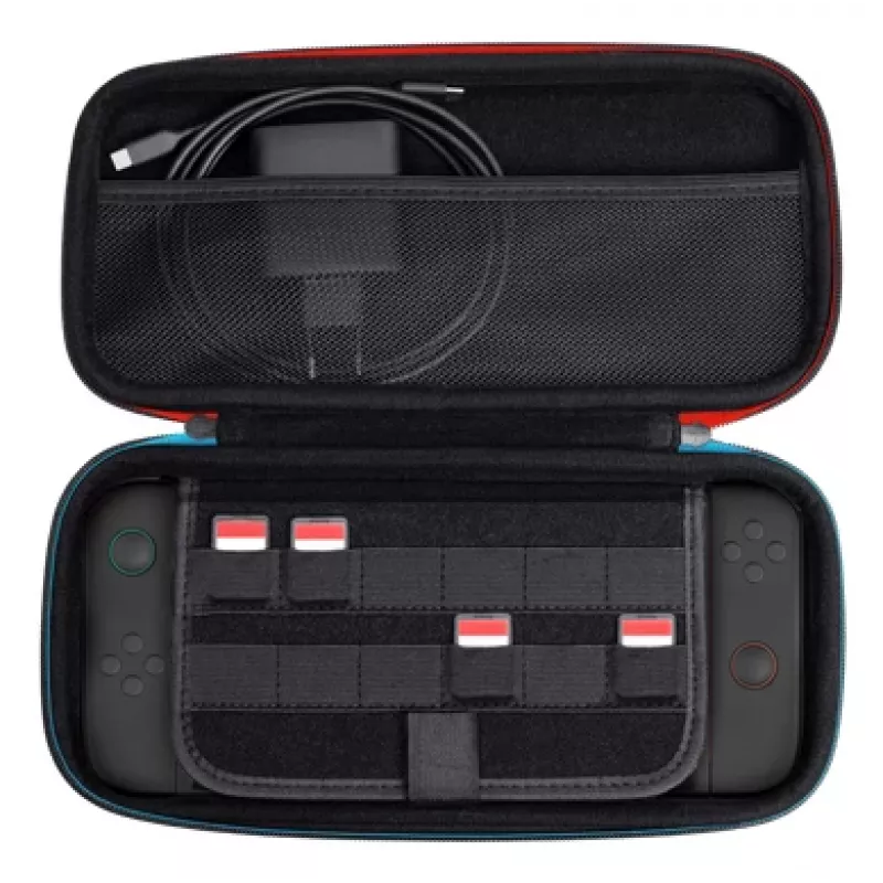 Cietais futrālis Nintendo Switch 2 TRUST GXT1251 Melns – aizsargājošs ceļojumu maciņš, izturīgs dizains