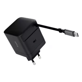 TRUST Charger Maxo 65W USB-C ar 67 cm ievelkamu kabeli