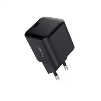 Lādētājs TRUST Maxo Ultra-small 65W GaN USB-C Melns ar 2m kabeli