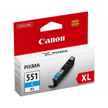 Canon CLI-551XL C oriģināla foto ciāna tintes kasetne, augstas ietilpības (XL), 1 gab.