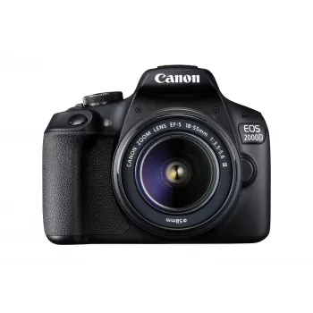 Canon EOS 2000D BK 18-55 IS + SB130 +16GB EU26 spoguļkameras komplekts 24,1 MP CMOS 6000 x 4000 pikseļi Melns