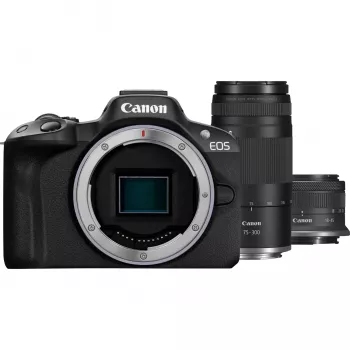 Canon EOS R50 bezspoguļa kamera 24,2 MP CMOS 6000 x 4000 pikseļi Melna