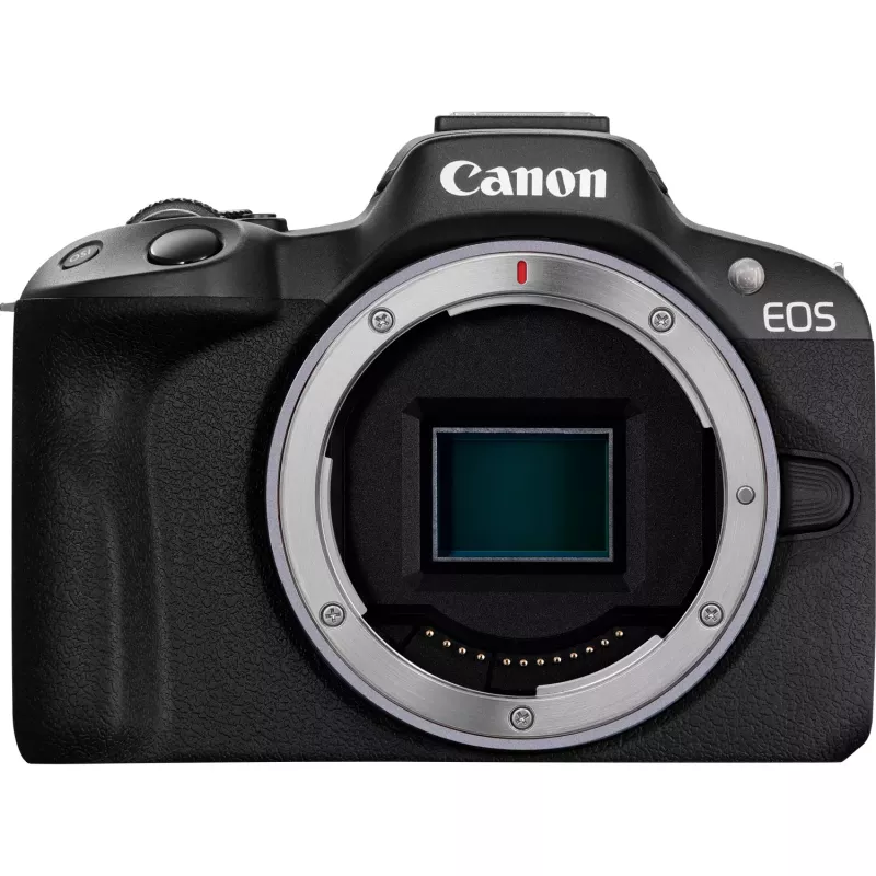 Canon EOS R50 bezspoguļu kameras komplekts ar RF-S 18-45mm un RF 75-300mm objektīviem