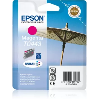 Epson Parasol vienpaka Magenta T0443 DURABrite Tinte Augstas ietilpības
