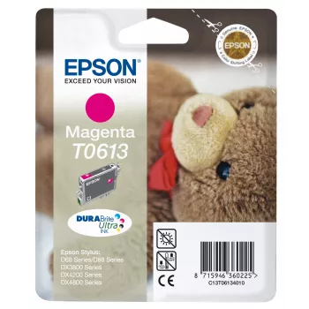 Epson Teddybear viena kasetne Magenta T0613 DURABrite Ultra tinte